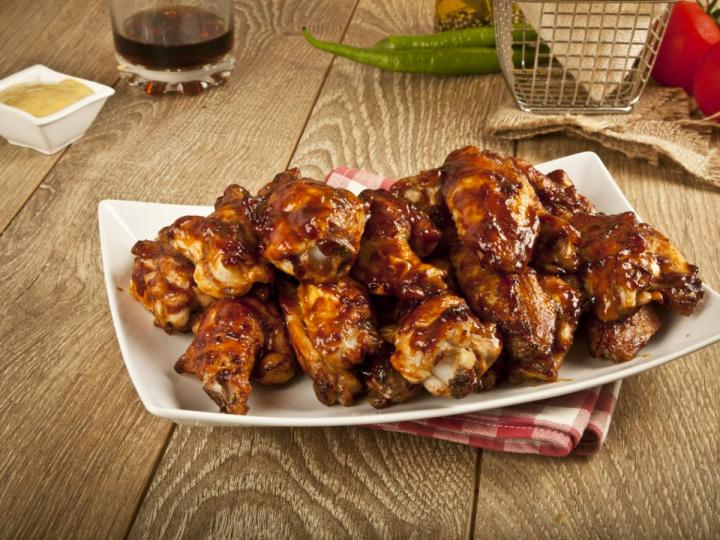 Poulet cuit sur broche Québec